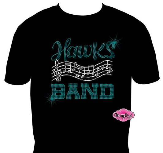 Hawks Band Notes 2 Unisex Short Sleeve Tshirt