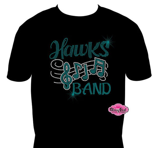 Hawks Band Notes 1 Unisex Short Sleeve Tshirt