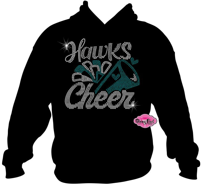 Hawks Cheer Megaphone Sweatshirt Unisex