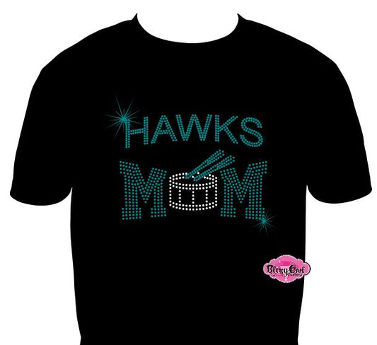 Hawks Drum Mom Unisex Short Sleeve Tshirt