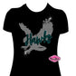 Hickory Hawks Fly 1 Womens Fitted Tshirt