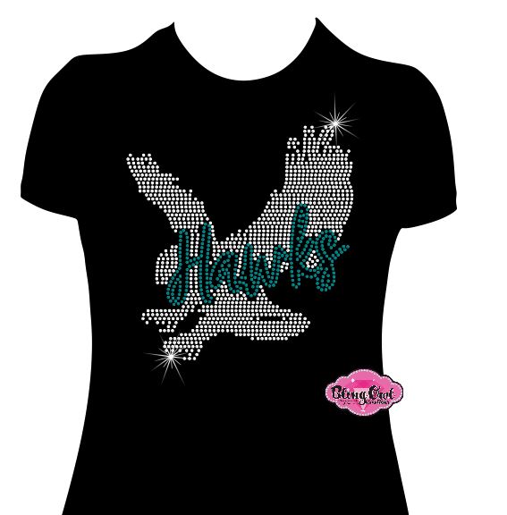 Hickory Hawks Fly 1 Womens Fitted Tshirt