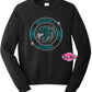 Hickory Hawks Cheer Circle Crewneck Unisex
