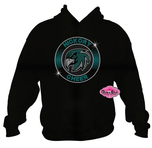 Hickory Hawks Cheer Circle Sweatshirt Unisex