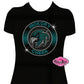 Hickory Hawks Cheer Circle Womens Fitted