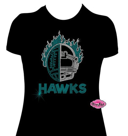 Hawks Flame Helmet Womens Fitted