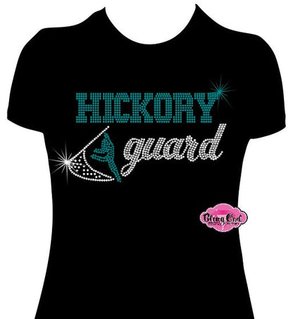Hickory Guard Flag Womens Fitted Tshirt