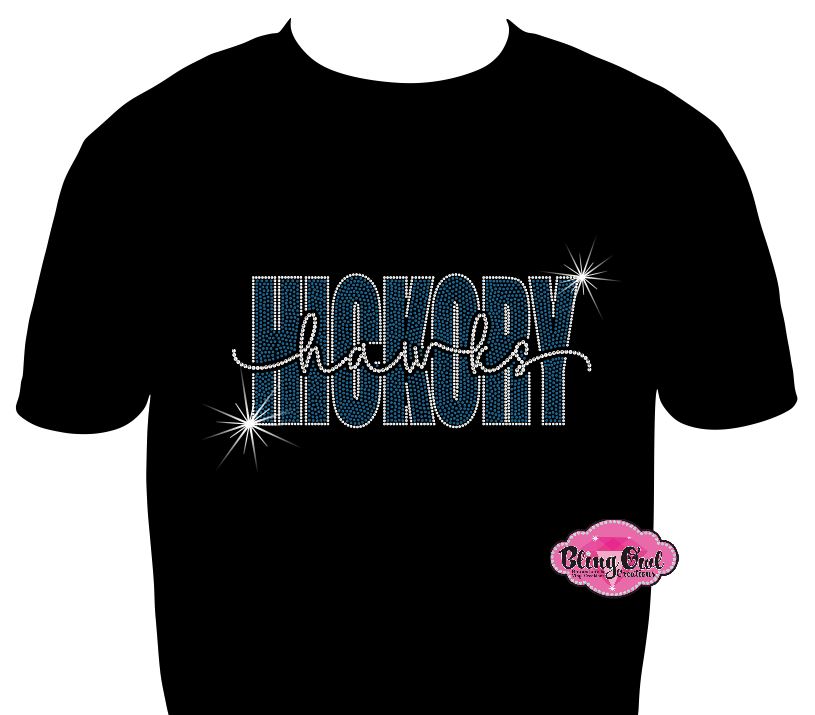 Hickory Hawks Knockout Scoop Neck Unisex