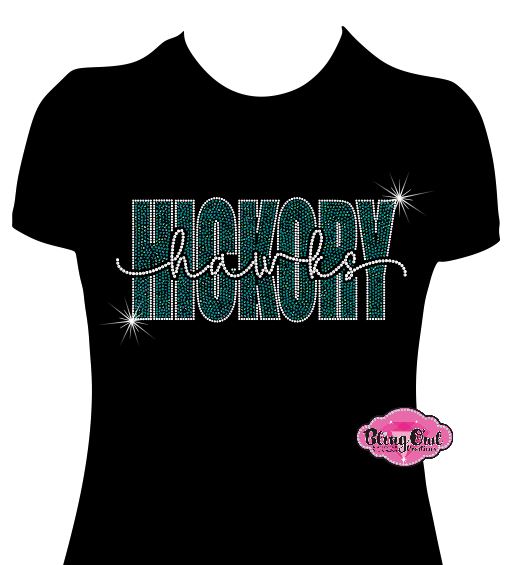 Hickory Hawks Knockout Womens Fitted