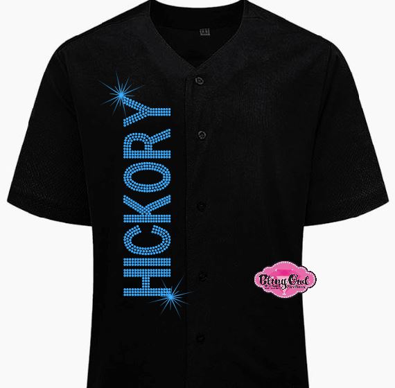 Hickory H Cheer Baseball Jersey