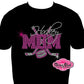 hockey mom tshirt bedazzled hockey sticks puck rhinestones sparkle
