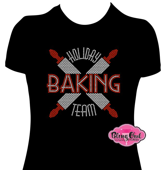 Holiday Baking Team  (Rhinestones)