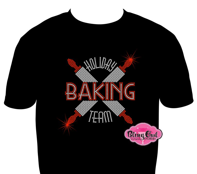 Holiday Baking Team  (Rhinestones)