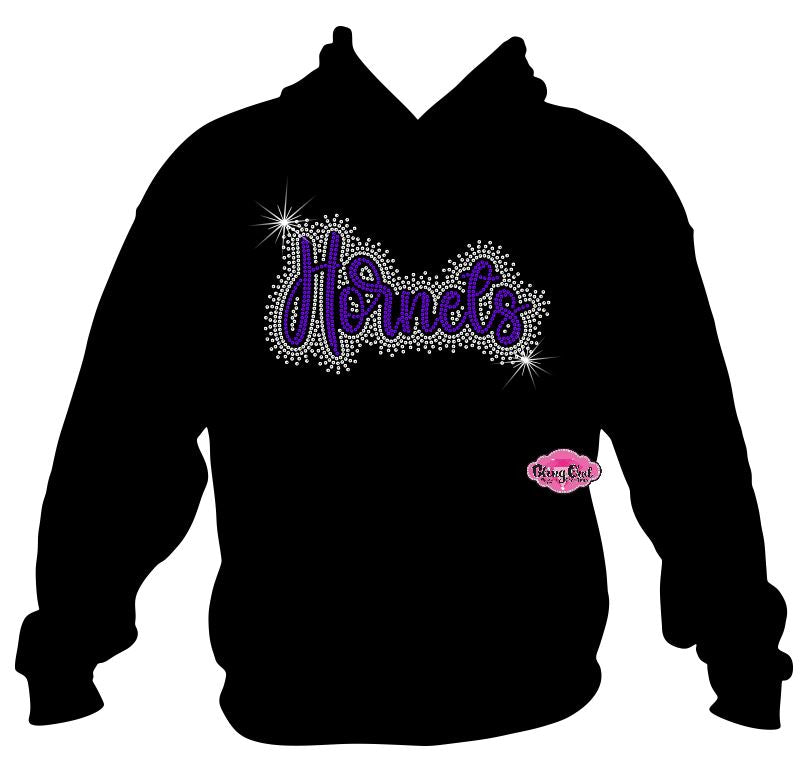 Hornets Scatter Script Sweatshirt Unisex