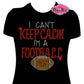 I can't keep calm football_mom spirit_wear rhinestones sparkle bling