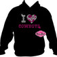 i love cowboys heart boots_hat design shirt country western rhinestones sparkle bling