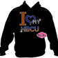 I love my HBCU college lady shirt black women cultural african american rhinestones sparkle bling