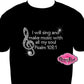 singing for the soul music notes chorus rhinestone bling sparkle bedazzled