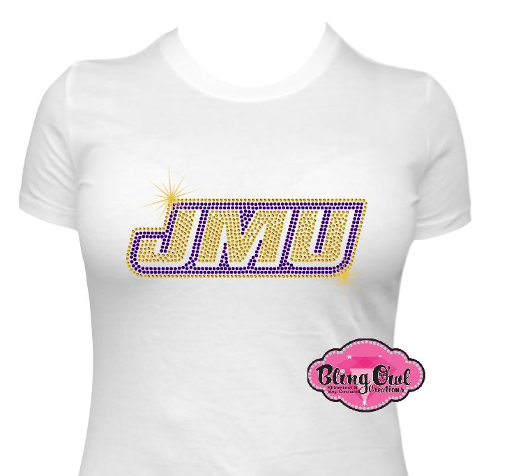 James Madison University JMU Womens Cut Scoop Neck