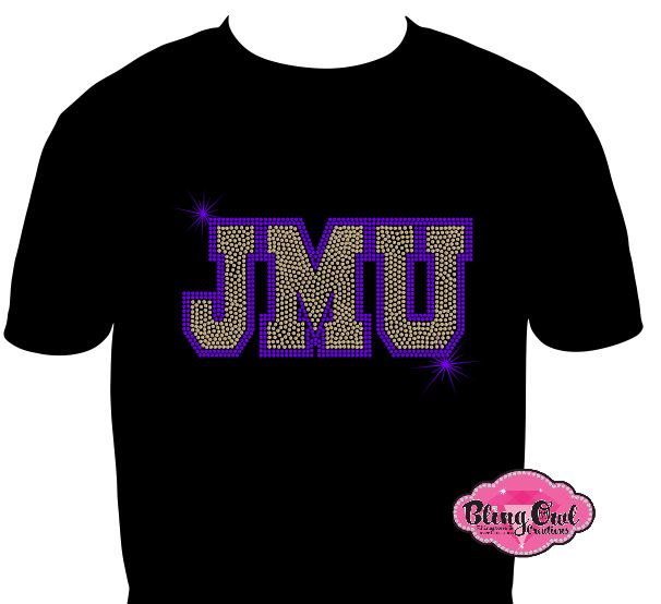 JMU Block Logo Scoop Neck Unisex