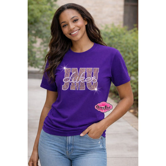JMU Dukes Knockout Scoop Neck Fitted