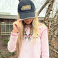 JMU Logo Bling Hat Black - Licensed