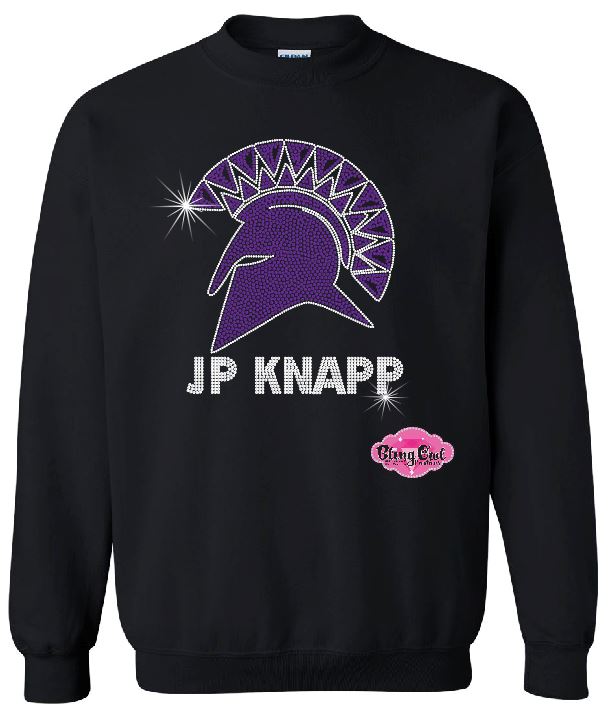 JP Knapp Spartans Helmet Adult Unisex Crewneck