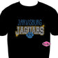 Jaguars Small Paw Adult Unisex Scoop Neck