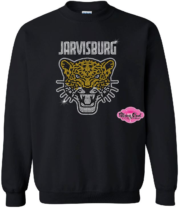 Jaguars Jarvisburg Face Adult Unisex Crewneck