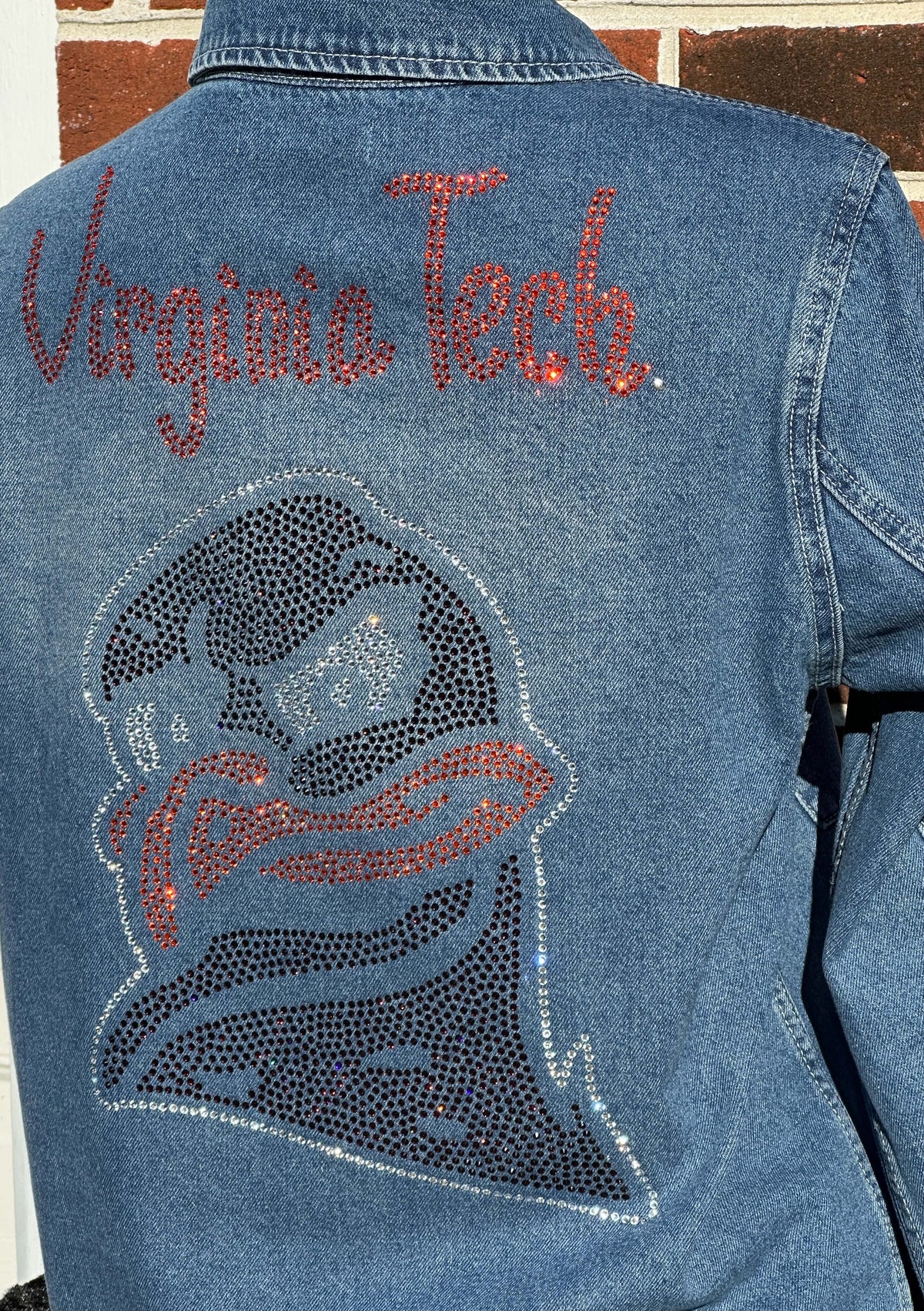 VT Virginia Tech Hokie Bird Jean Shacket