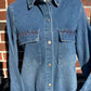 VT Virginia Tech Hokie Bird Jean Shacket