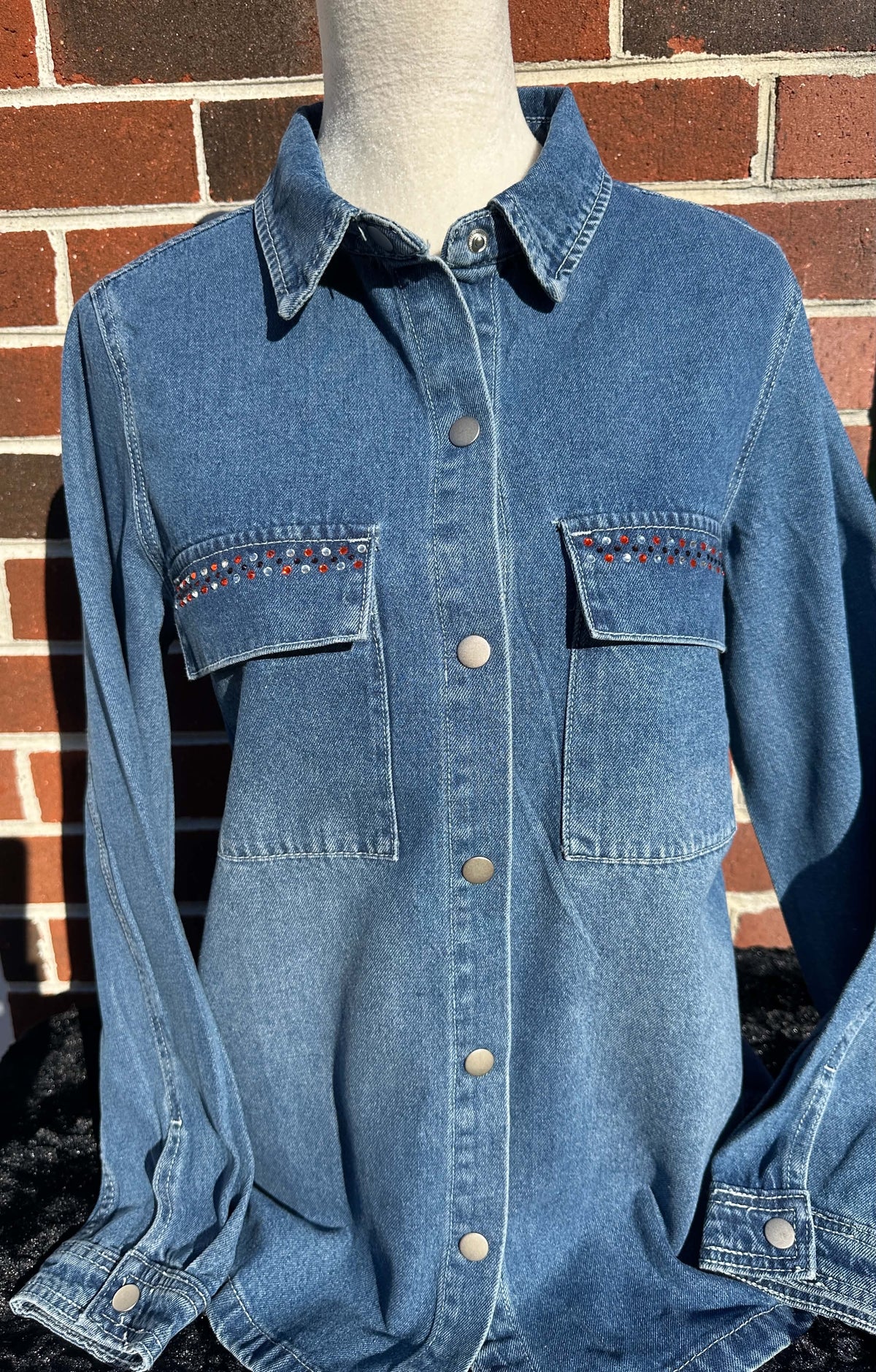 VT Virginia Tech Hokie Bird Jean Shacket
