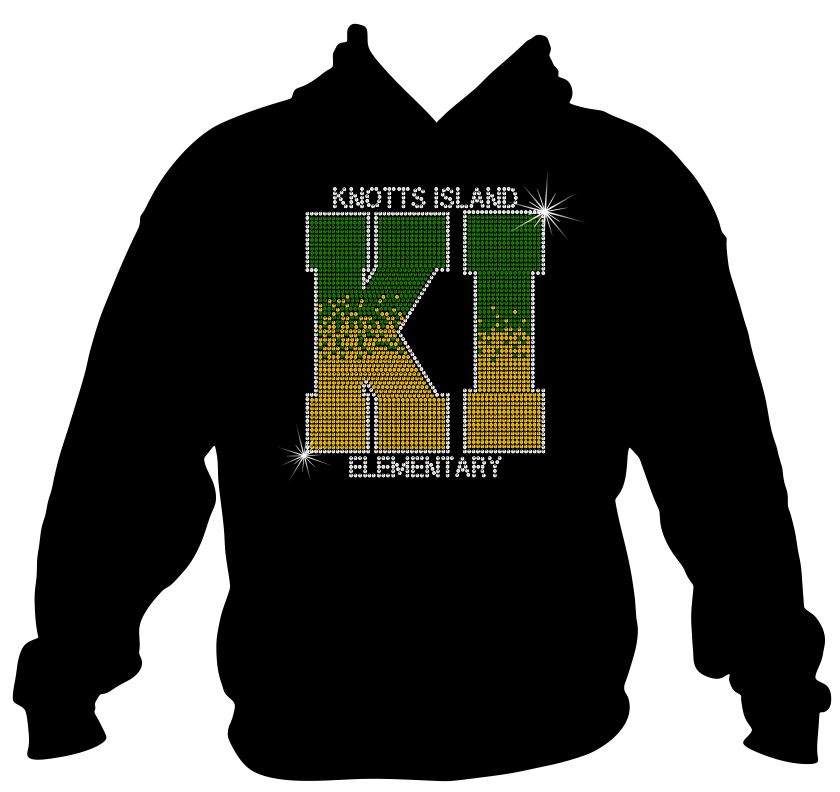 Knotts Island Elem KI Ombre Sweatshirt Unisex