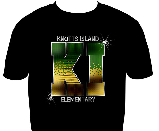 Knotts Island Elem KI Ombre Short Sleeve Unisex