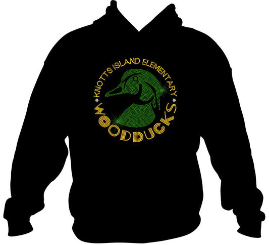 Knotts Island Elementary Woodducks Circle Sweatshirt Unisex