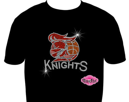 Knights Basketball Helmet Unisex Short Sleeve