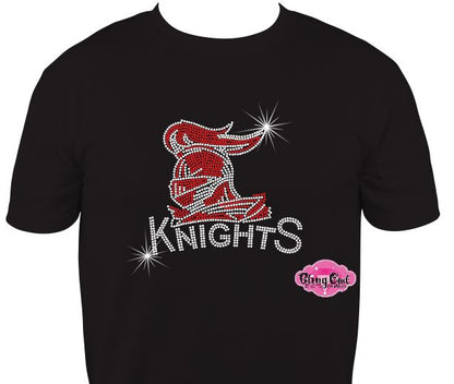 Knights Side View Unisex Short Sleeve