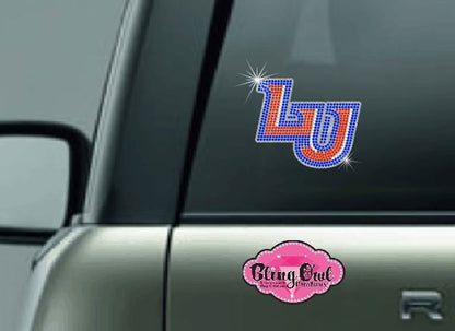 LU Bling Car Decal