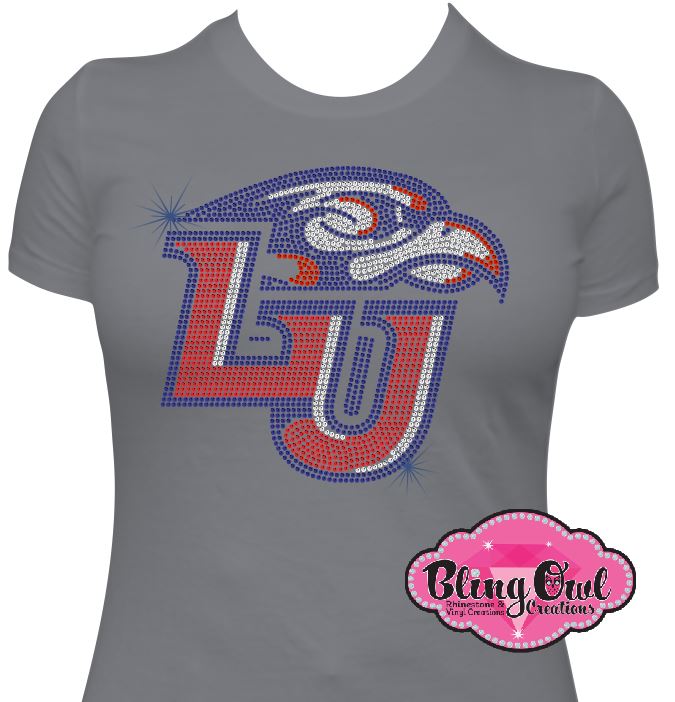 LU Eagle Logo (Rhinestone Design)