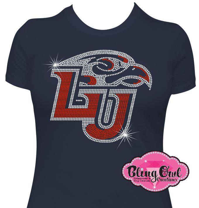 LU Eagle Logo (Rhinestone Design)