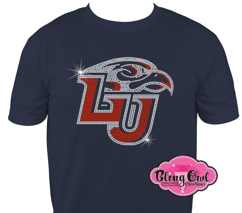 LU Eagle Logo (Rhinestone Design)