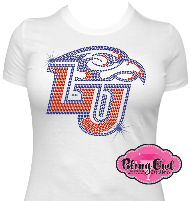 LU Eagle Logo (Rhinestone Design)