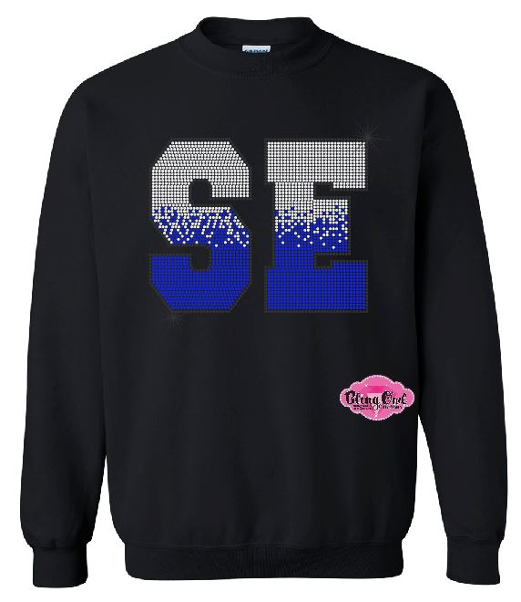 SE Spirit Enhancers Ombre Adult Crewneck