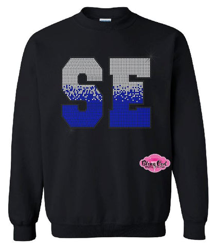 SE Spirit Enhancers Ombre Adult Crewneck