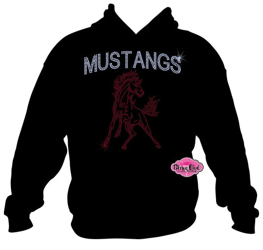 Mustang Large Curve Sweatshirt Unisex
