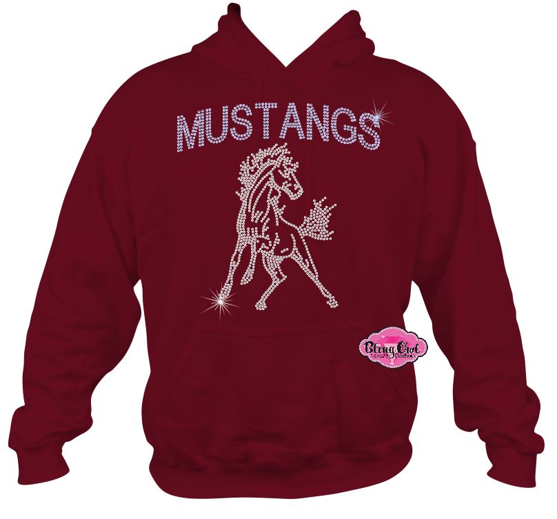 Mustang Large Curve Sweatshirt Unisex