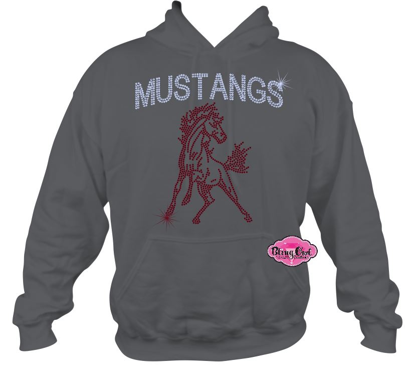 Mustang Large Curve Sweatshirt Unisex