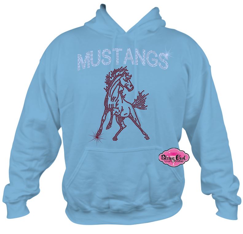 Mustang Large Curve Sweatshirt Unisex