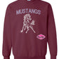 Mustang Large Curve Crewneck Unisex