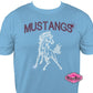 Mustang Large Curve Scoop Neck Tshirt Unisex
